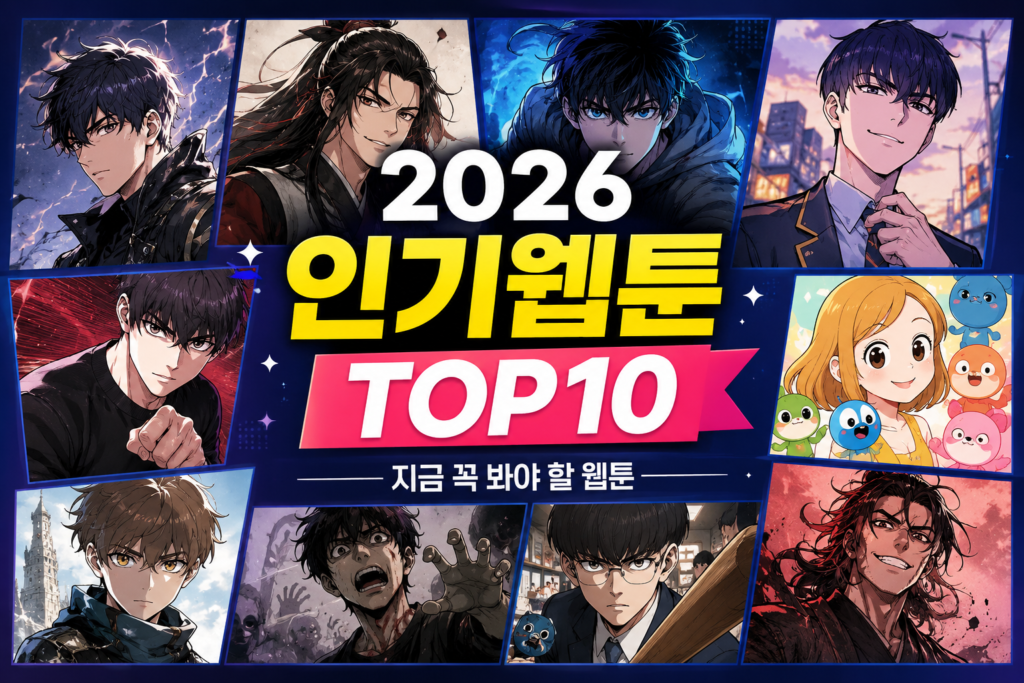 2026 인기웹툰 TOP10